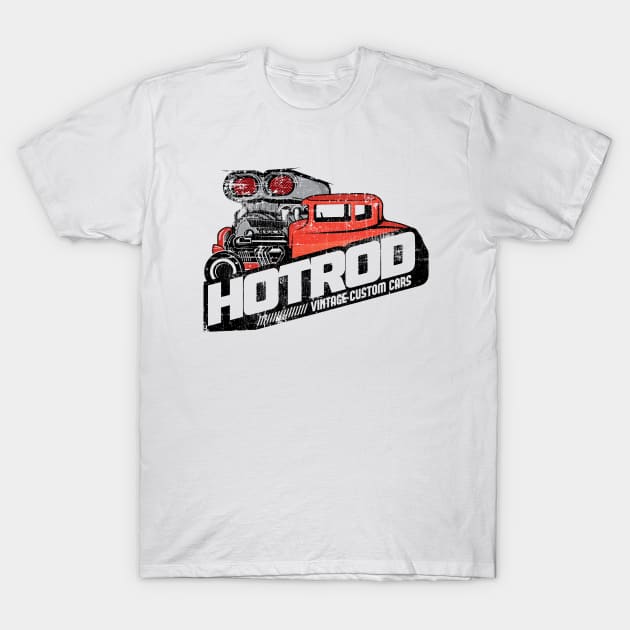 Hotrod garage T-Shirt by Tjhtt Autoarts